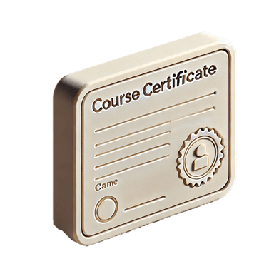 Course Certificate Illustration